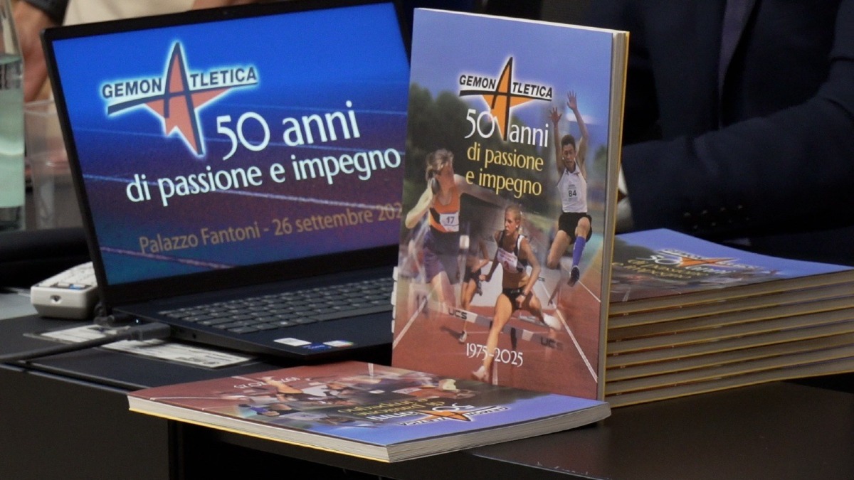 GemonAtletica compie 50 anni a Gemona: presentato il libro sulla sua storia