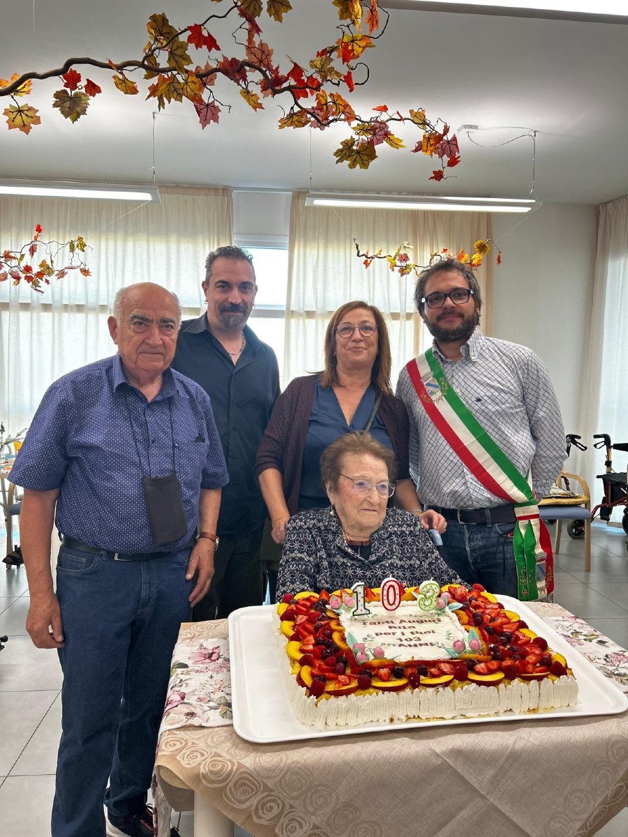 Cinto Caomaggiore, Rita Geronutti festeggia 103 anni alla RSA San Sebastiano
