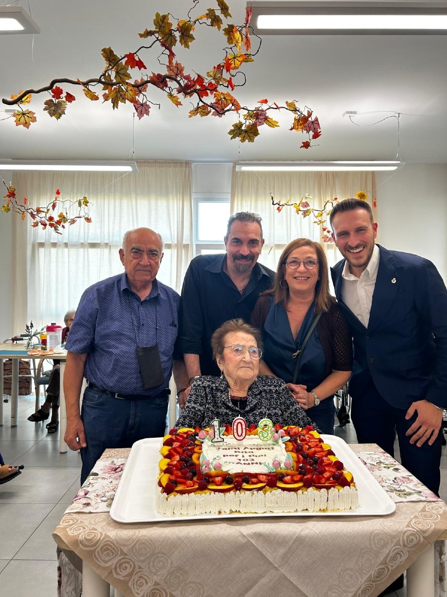 Cinto Caomaggiore, Rita Geronutti festeggia 103 anni alla RSA San Sebastiano