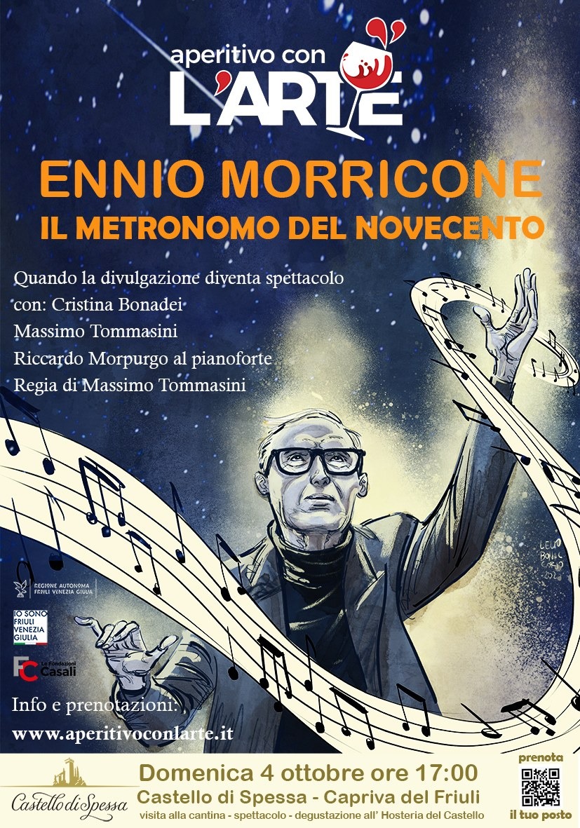 Ennio Morricone al Castello di Spessa: spettacolo e degustazione il 4 ottobre