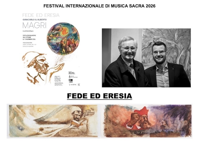 Valvasone, al Castello apre “Fede ed eresia”: in mostra Giancarlo e Alberto Magri