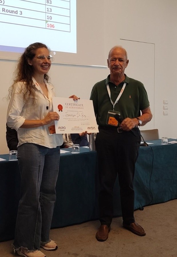 Francesca Da Ros dell’Università di Udine vince il premio nazionale per la miglior tesi