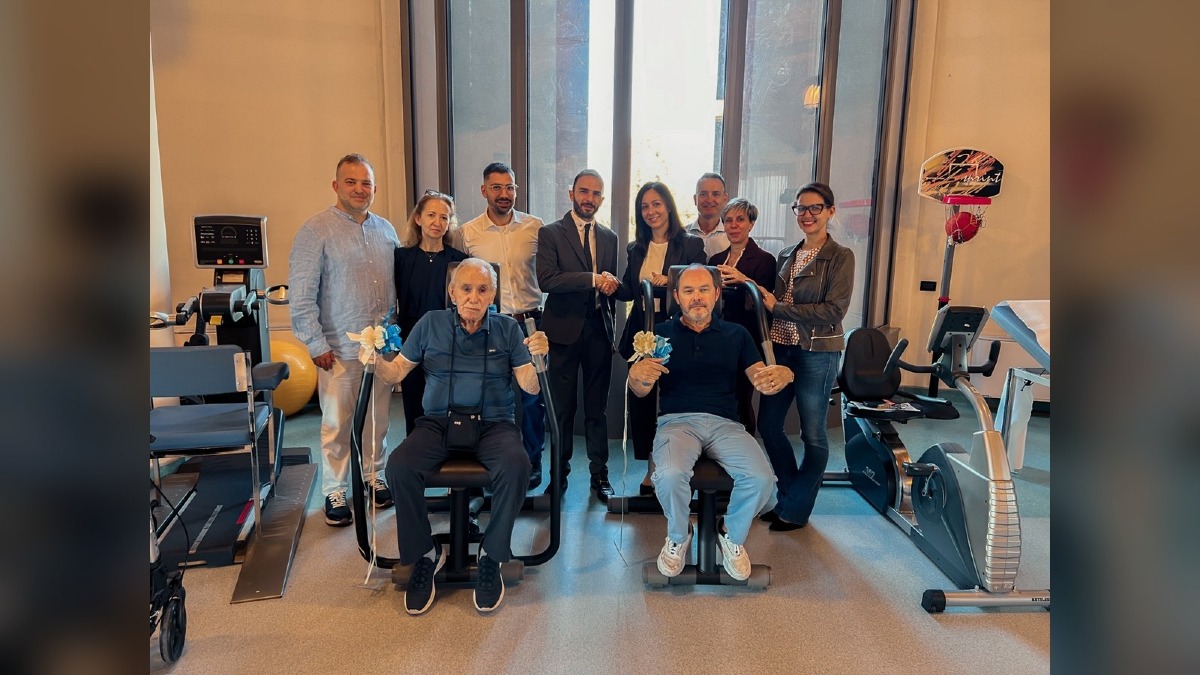 Due attrezzature Technogym donate alla Residenza S. Chiara di Padova - 