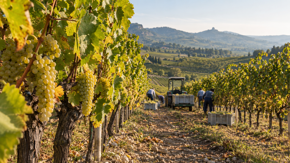 La vendemmia anticipata ha spostato ad agosto il lavoro agricolo in Veneto - 