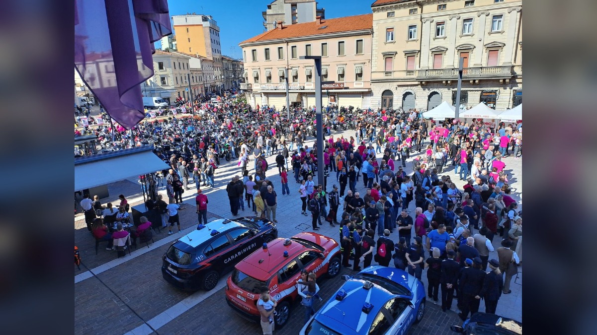 Monfalcone, dinAMICI RUN da 765 partecipanti: piazza piena per l’Ottobre Rosa 2026 - 