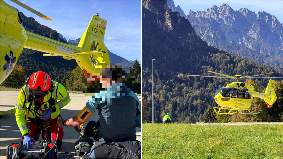 Forni di Sopra, spalla fuori dall’articolazione durante la discesa: interviene l’elisoccorso - 