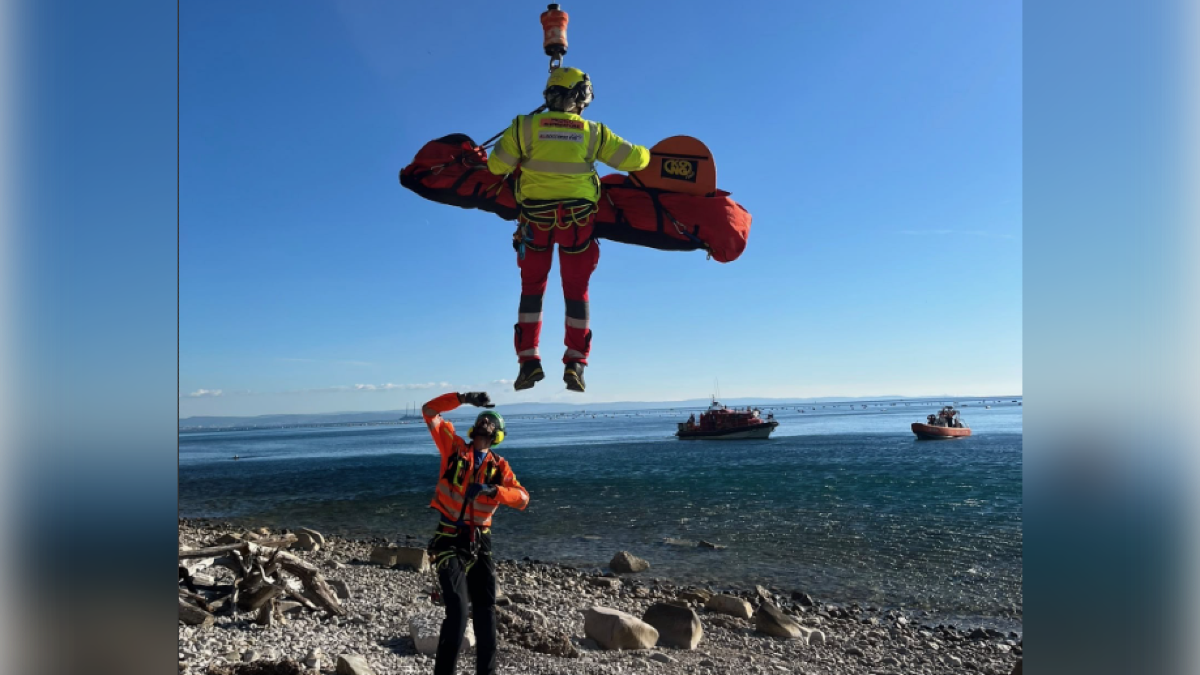 Ferito sulla Costa dei Barbari, impossibile il trasporto via terra: recuperato con l’elicottero - 
