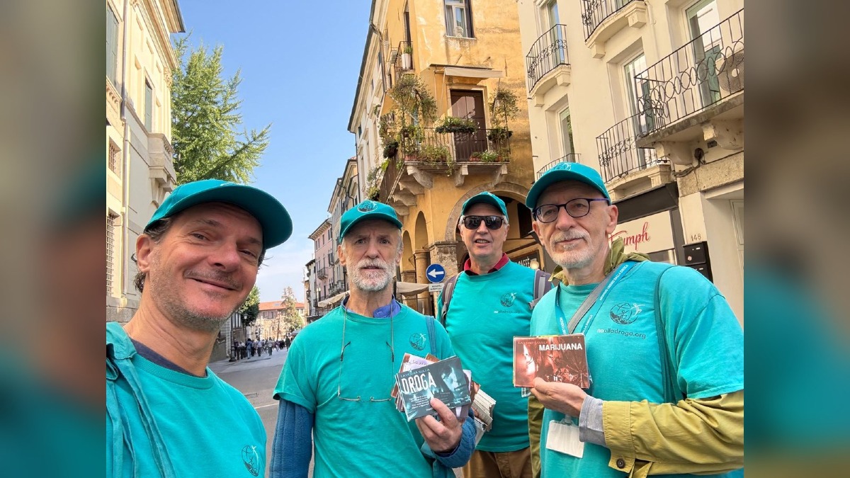 Vicenza, Mondo Libero dalla Droga torna in centro con opuscoli per i giovani - 