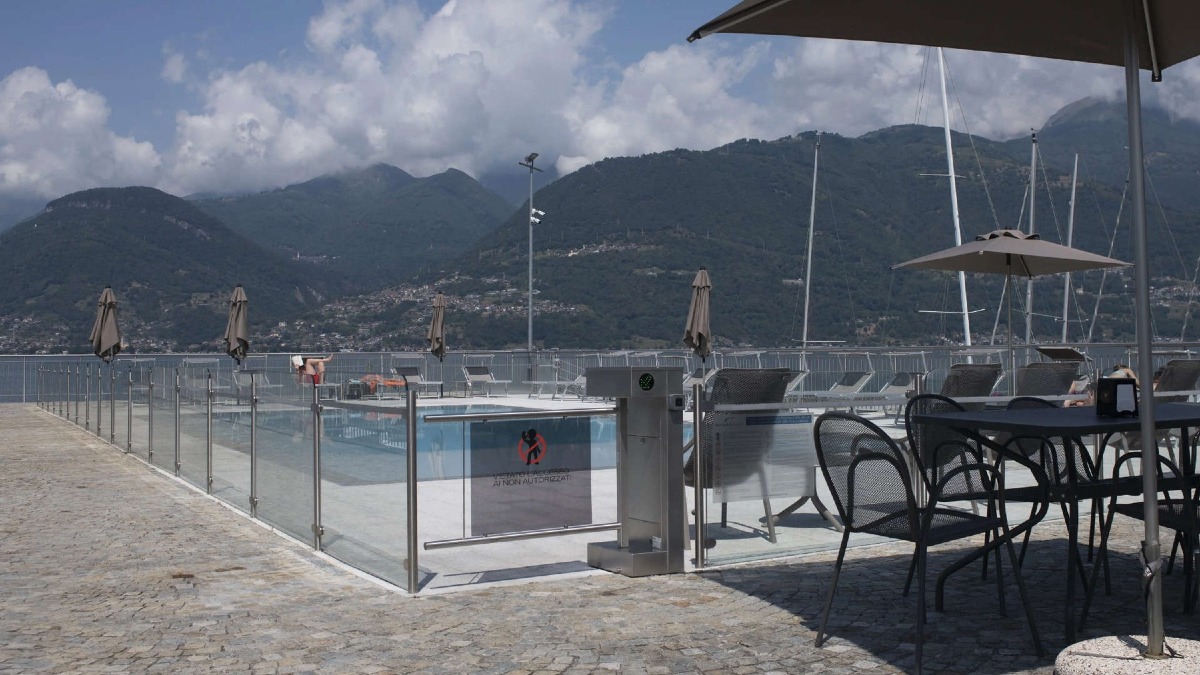CAME automatizza gli accessi della marina di Colico, dai varchi alla piscina - 
