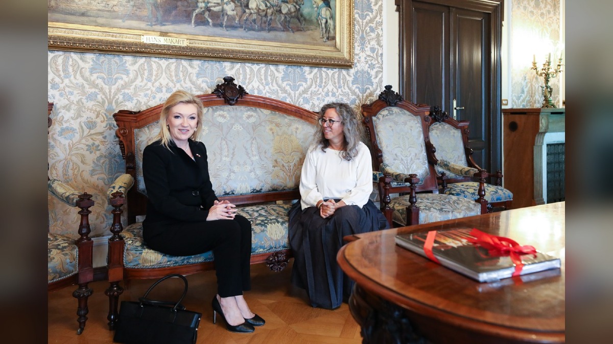 Trieste, Serena Tonel riceve la console generale di Polonia Agnieszka Gloria Kamińska - 