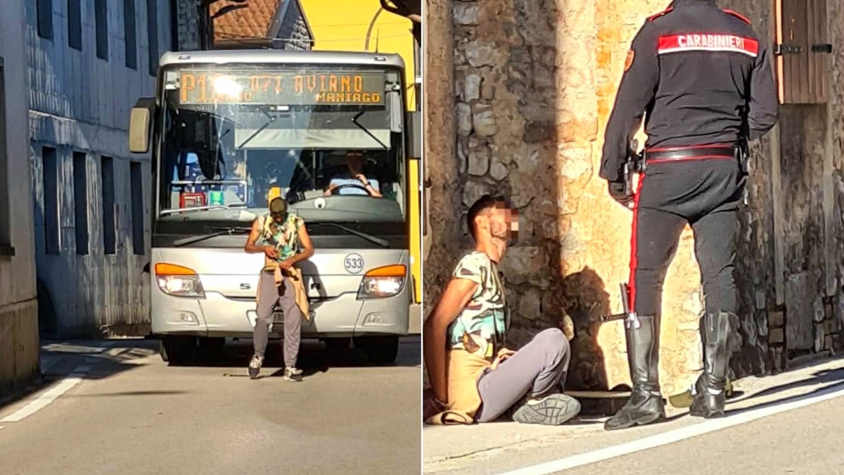 Follia a Giais, lite tra stranieri in strada: arrivano i Carabinieri, traffico bloccato - 