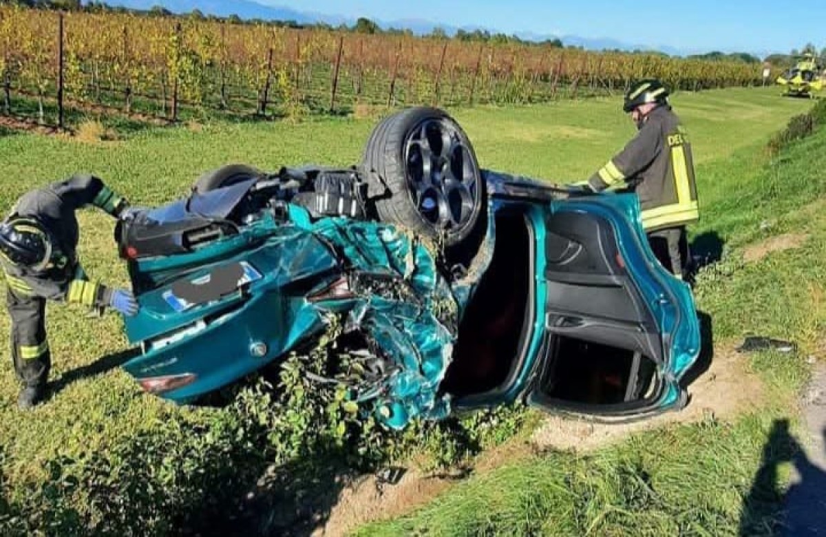 Violento incidente tra auto e trattore: 48enne elitrasportata in ospedale - 