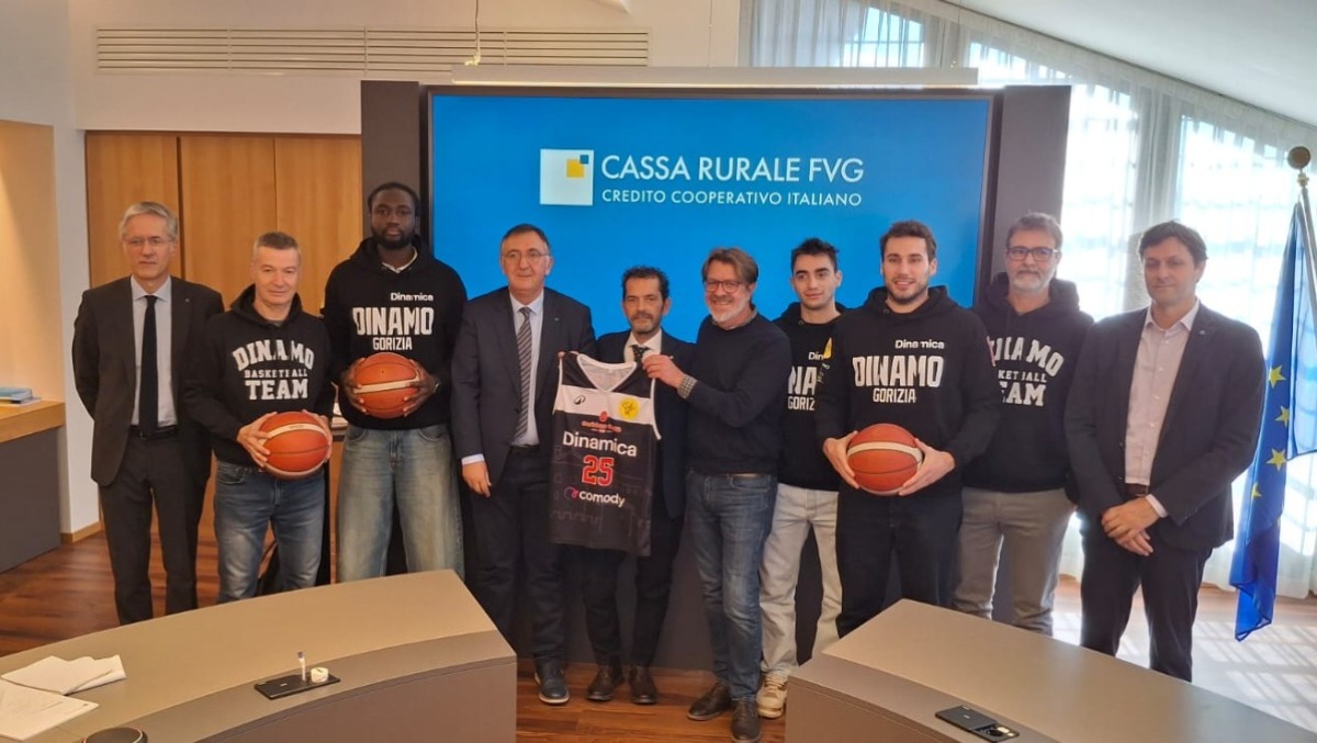 La Dinamo Gorizia trova un nuovo alleato: Cassa Rurale FVG sostiene il basket e i giovani - 