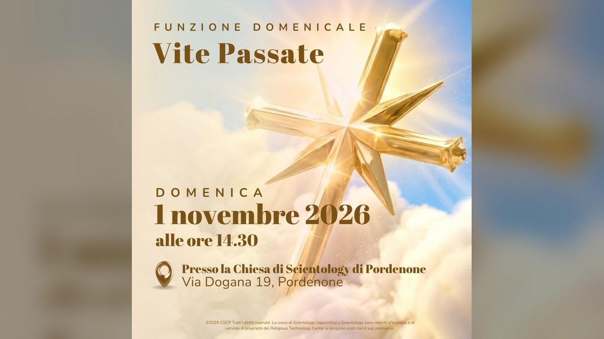 Pordenone, funzione di Scientology dedicata alle «Vite passate» - 