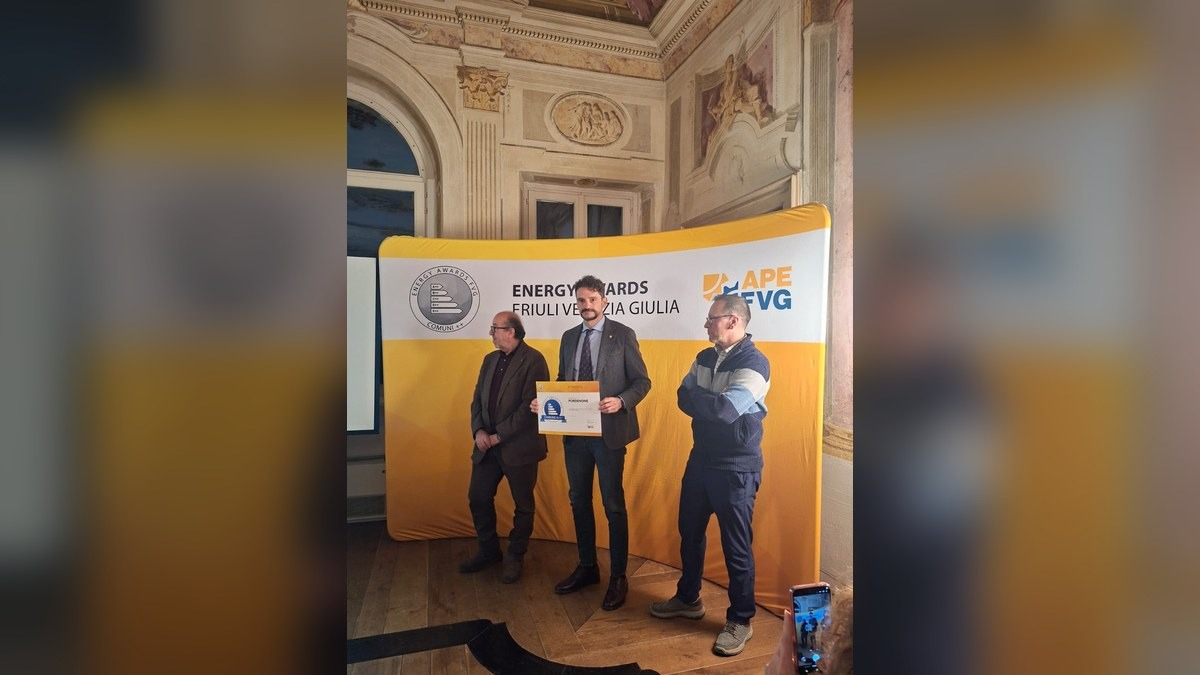 Buttrio, premio regionale all’energia: Pordenone tra i Comuni al vertice con la classe A++ - 