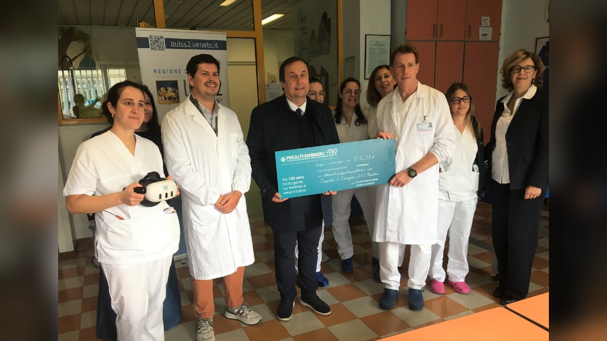 All’ospedale di Conegliano arrivano i visori virtuali per i bambini in cura: donazione da oltre 8.500 euro - 