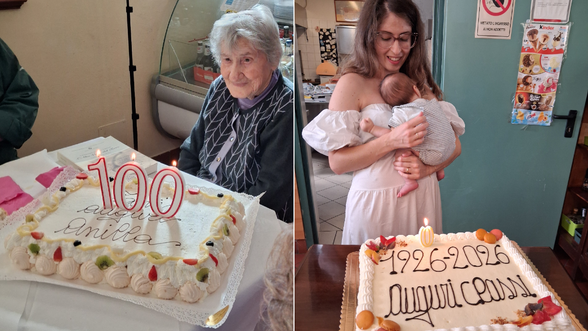 Monteaperta, il paese celebra due età della vita: l’omaggio ad Anilla e l’arrivo di Gabriele