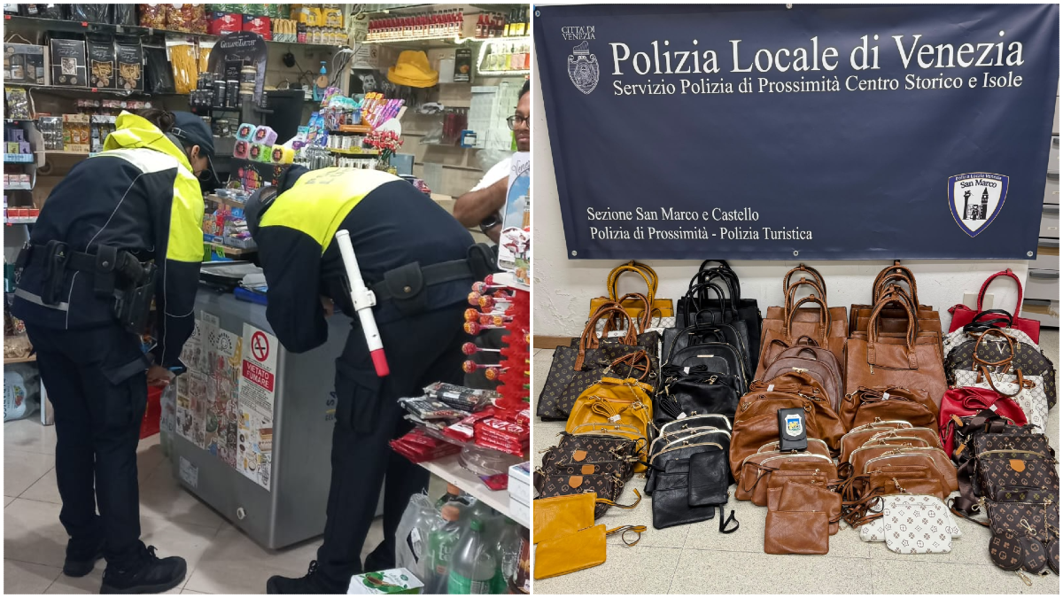 Venezia, raffica di controlli nei sestieri: sequestri nei negozi e merce rimossa all’Arsenale - 