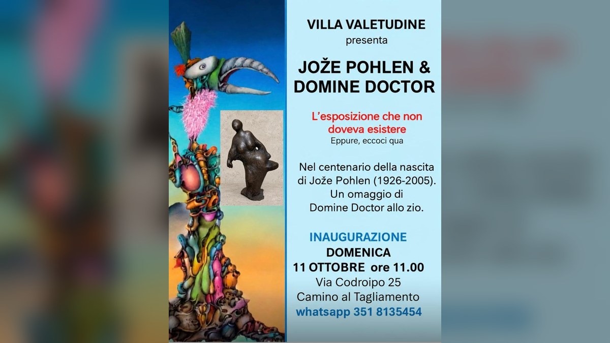 A Camino al Tagliamento un omaggio a Jože Pohlen: Villa Valetudine apre la mostra del centenario - 
