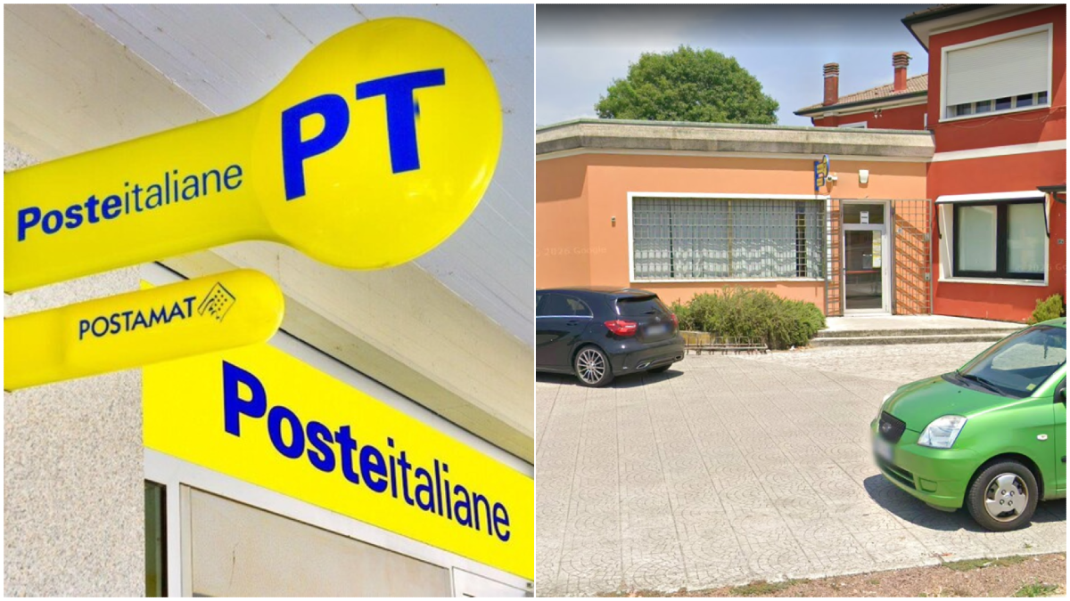 Fontaniva, muore in casa a 54 anni: disposta l’autopsia per Tatiana Aggio - A destra l’ufficio postale di San Pietro in Gu.