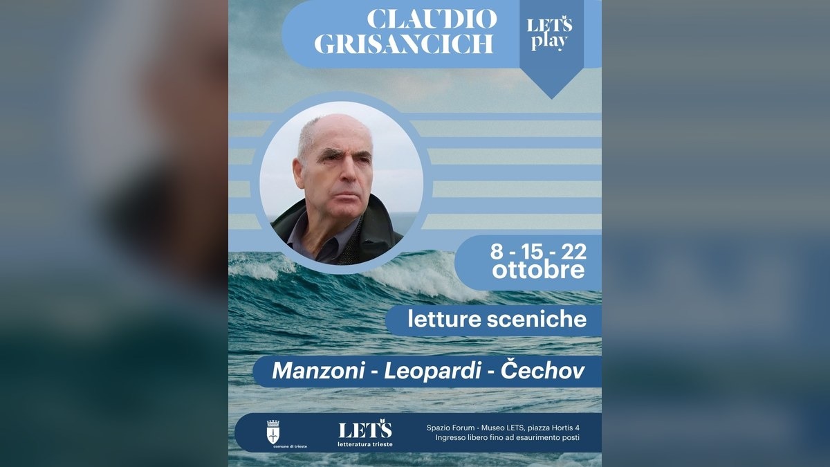 A Trieste tre pomeriggi tra parola e scena: al Museo LETS il percorso di Claudio Grisancich - 
