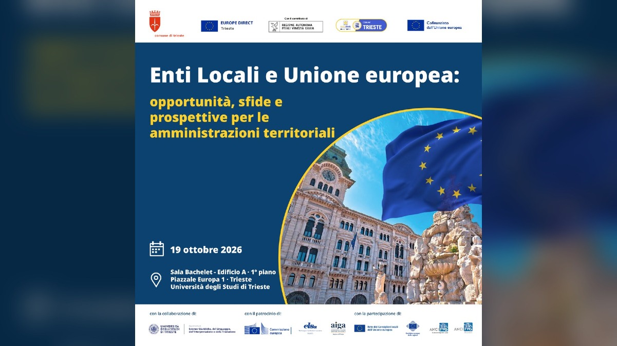 A Trieste una giornata di studio sul ruolo dei Comuni nell’Europa che cambia - 