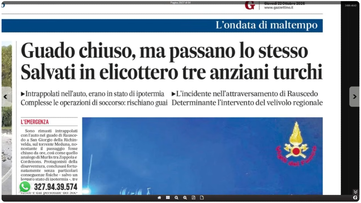 Veneto Today, il video della rassegna del 22 ottobre: i temi del mattino in un’unica puntata - 