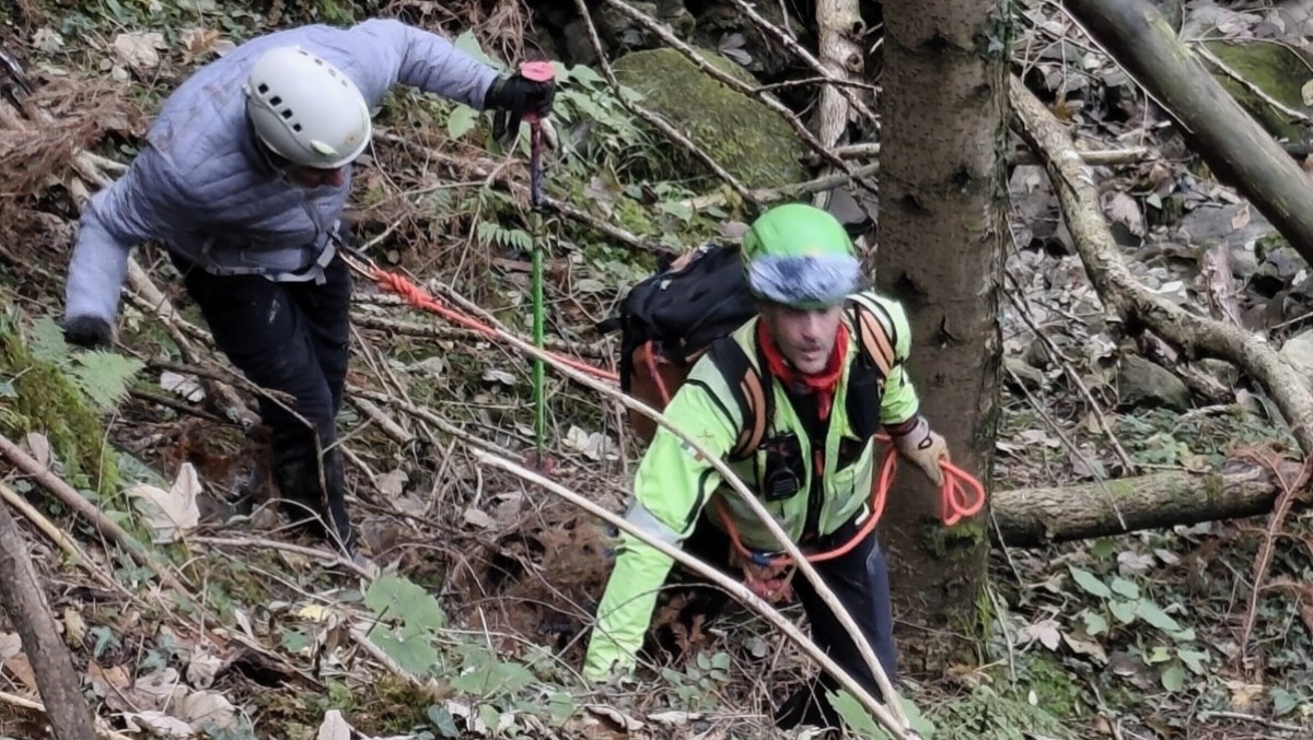 Taipana, escursionista bloccato nel bosco a Monteaperta: recuperato e riportato alla sua auto