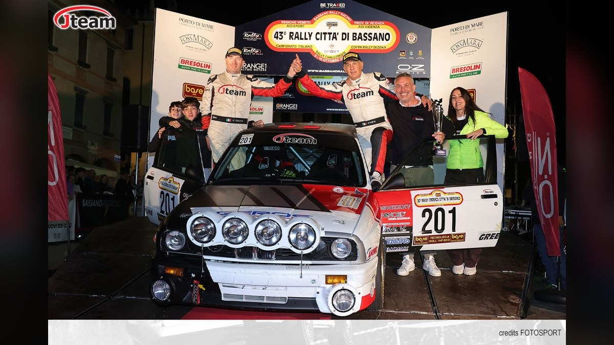 Bassano, Lovisetto detta il ritmo nello storico: secondo trionfo consecutivo al rally - 