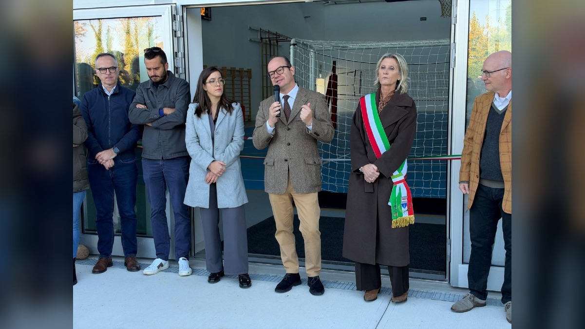Sedegliano, una palestra nuova per scuola e territorio: taglio del nastro all’Istituto comprensivo - 