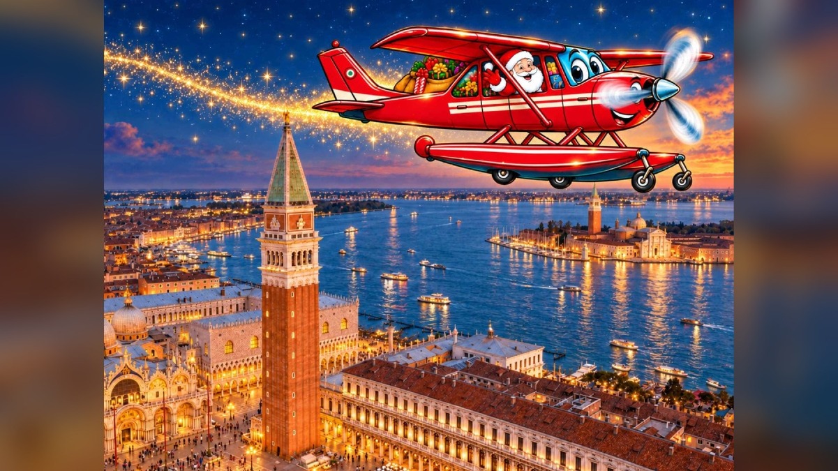 Vigilia al Lido, il Nicelli festeggia il Centenario con Babbo Natale in arrivo dal cielo - 