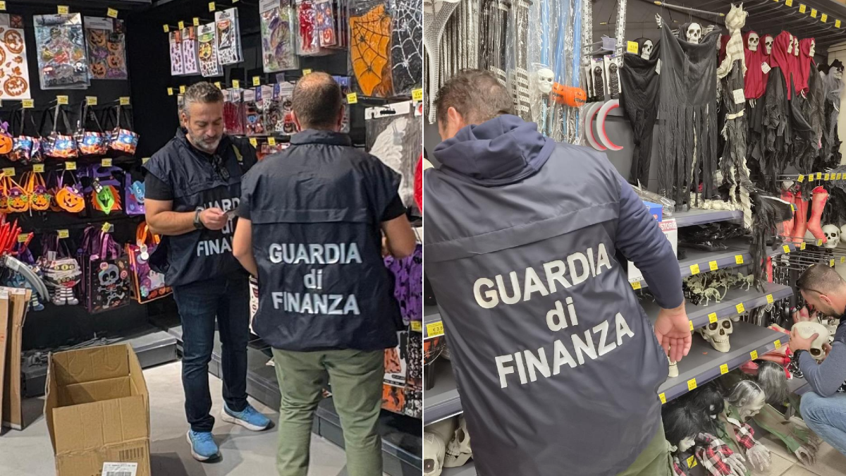 Prodotti di Halloween fuori regola nell'Udinese: sequestri in 12 negozi, due denunce