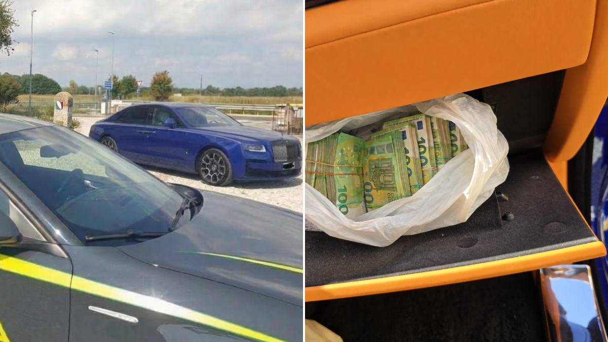 Contanti oltre soglia nascosti in auto: fermata nel territorio udinese una Rolls-Royce con più di 100mila euro - 