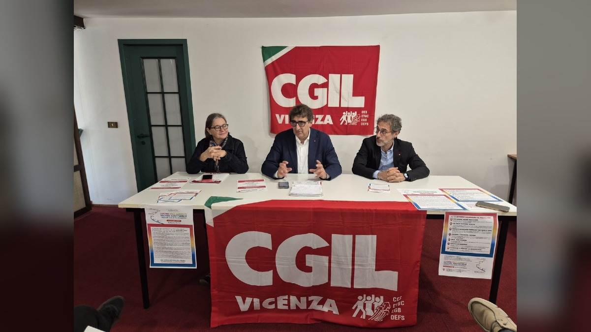 Da Vicenza a Roma, 350 in viaggio con la Cgil per la giornata nazionale del 17 ottobre - 