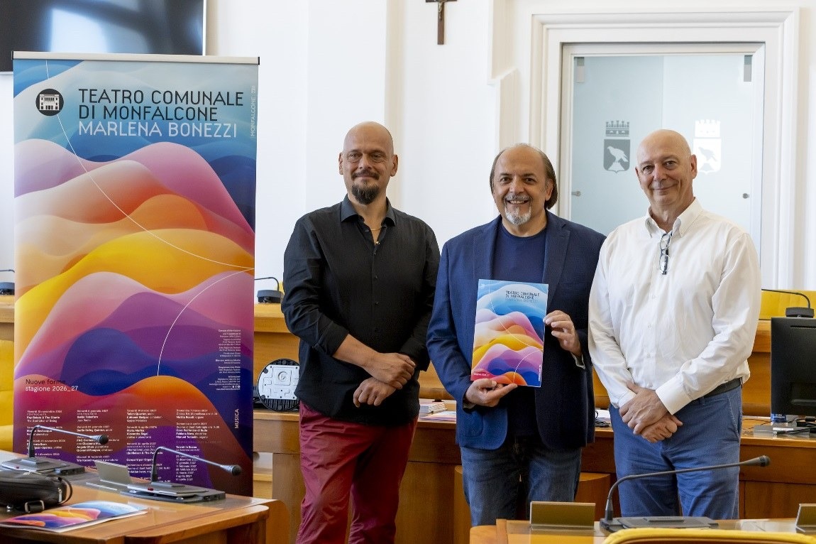 Monfalcone, dal 3 ottobre card e prevendite per la stagione 2026/2027 del Teatro Bonezzi