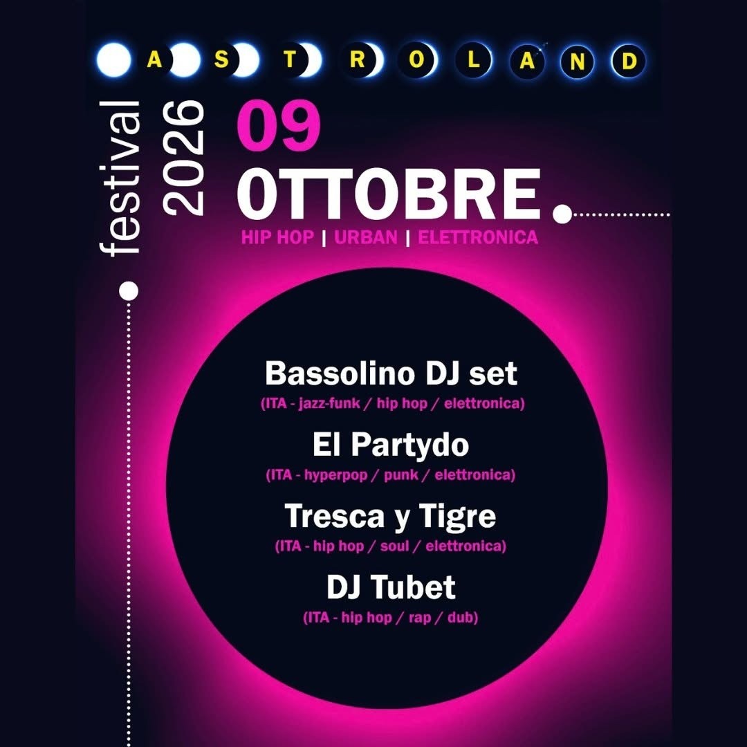 Astro Land Festival a Fontanafredda, due sere di musica indipendente il 9 e 10 ottobre