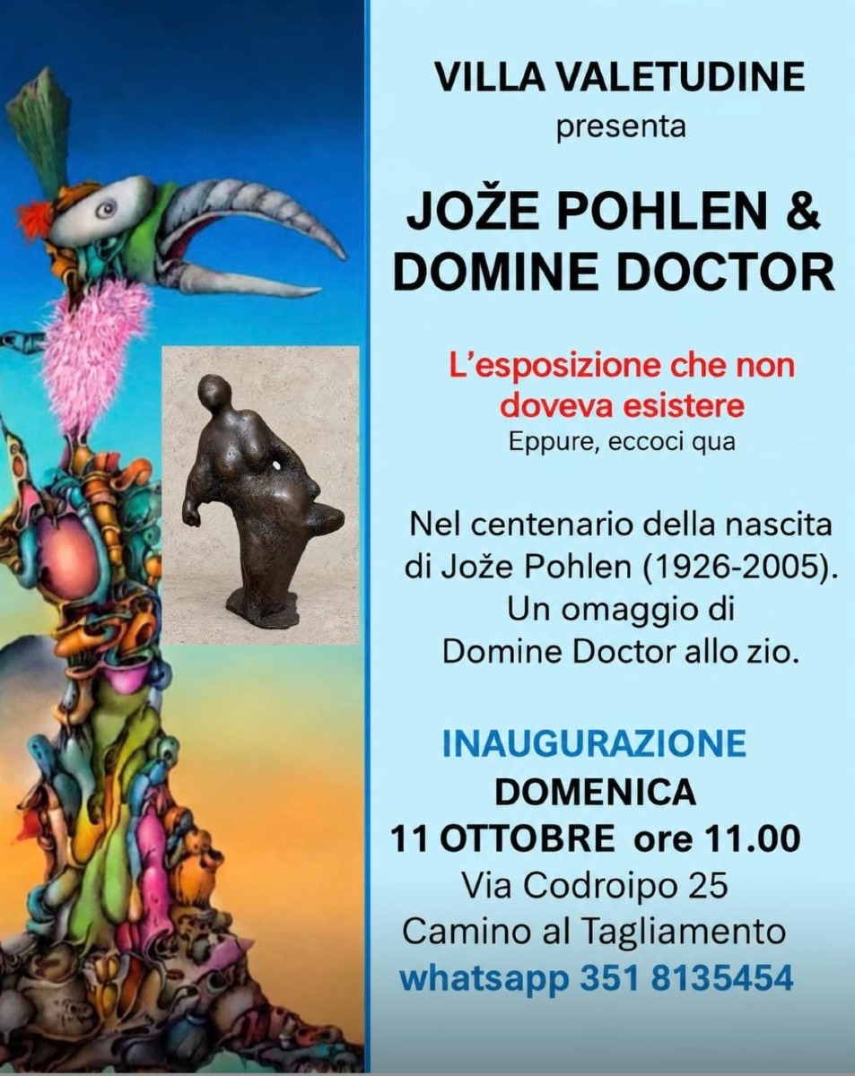 Camino al Tagliamento, a Villa Valetudine la mostra per i 100 anni di Jože Pohlen