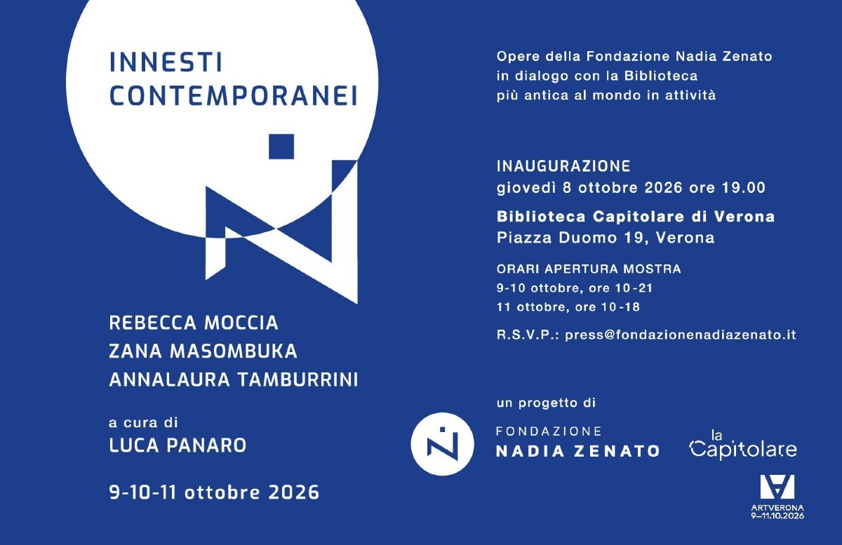 Locandina: ArtVerona 2026, alla Biblioteca Capitolare arrivano gli arazzi da fotografie