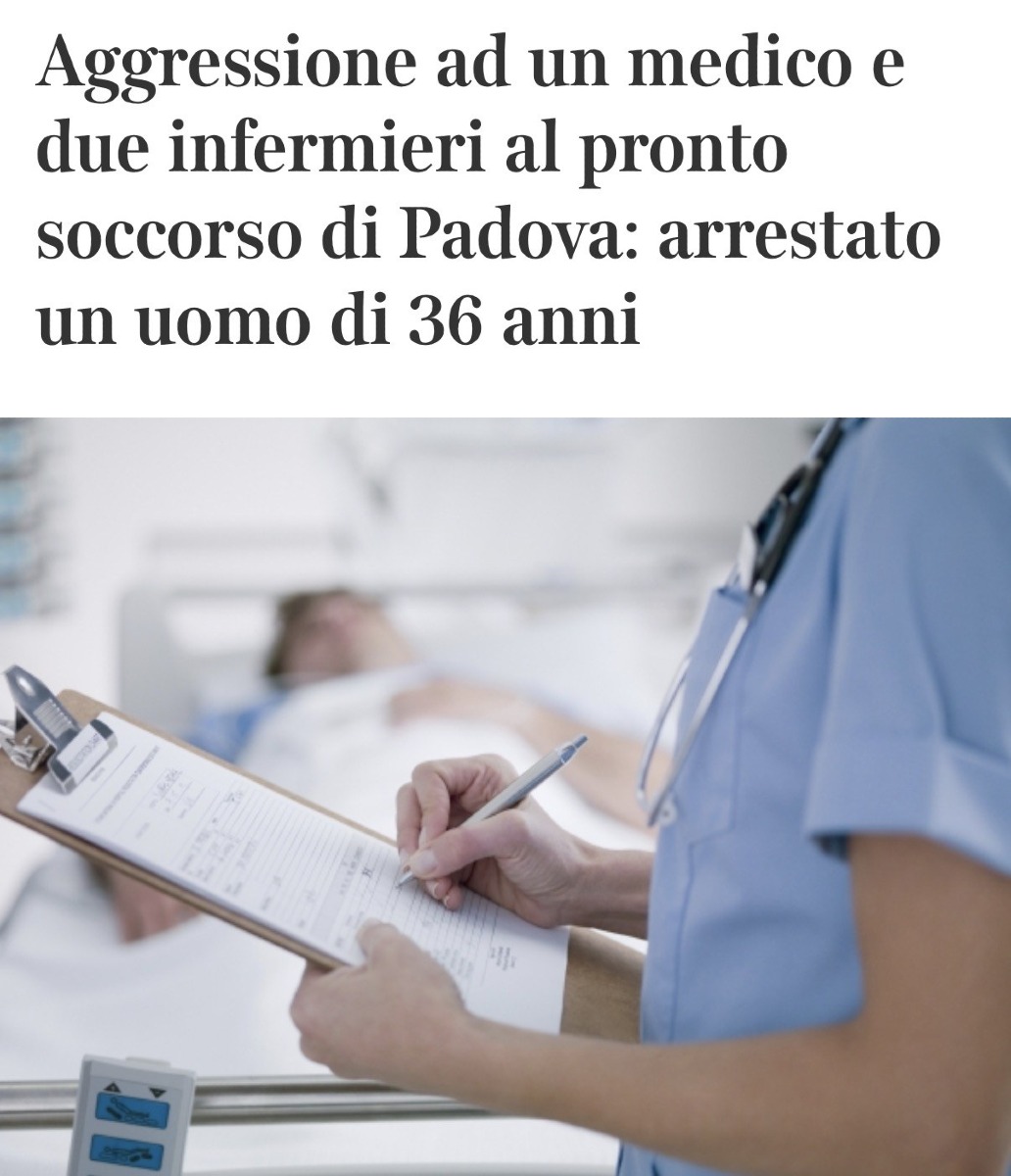 Aggressioni in Pronto soccorso a Padova, Forza Nuova chiede presidi fissi delle forze