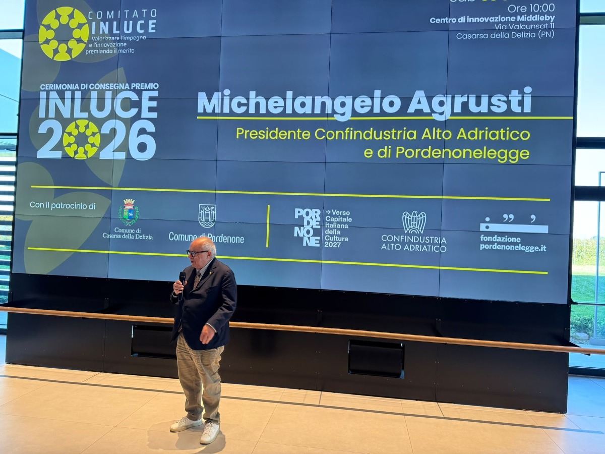 Premio InLuce 2026, a Casarsa riconoscimento agli Angeli di pordenonelegge
