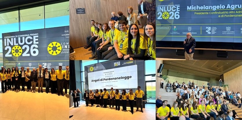 Premio InLuce 2026, a Casarsa riconoscimento agli Angeli di pordenonelegge