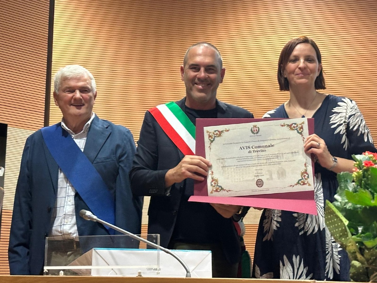 Avis Comunale Treviso compie 100 anni: 237 benemerenze e 1.600 soci