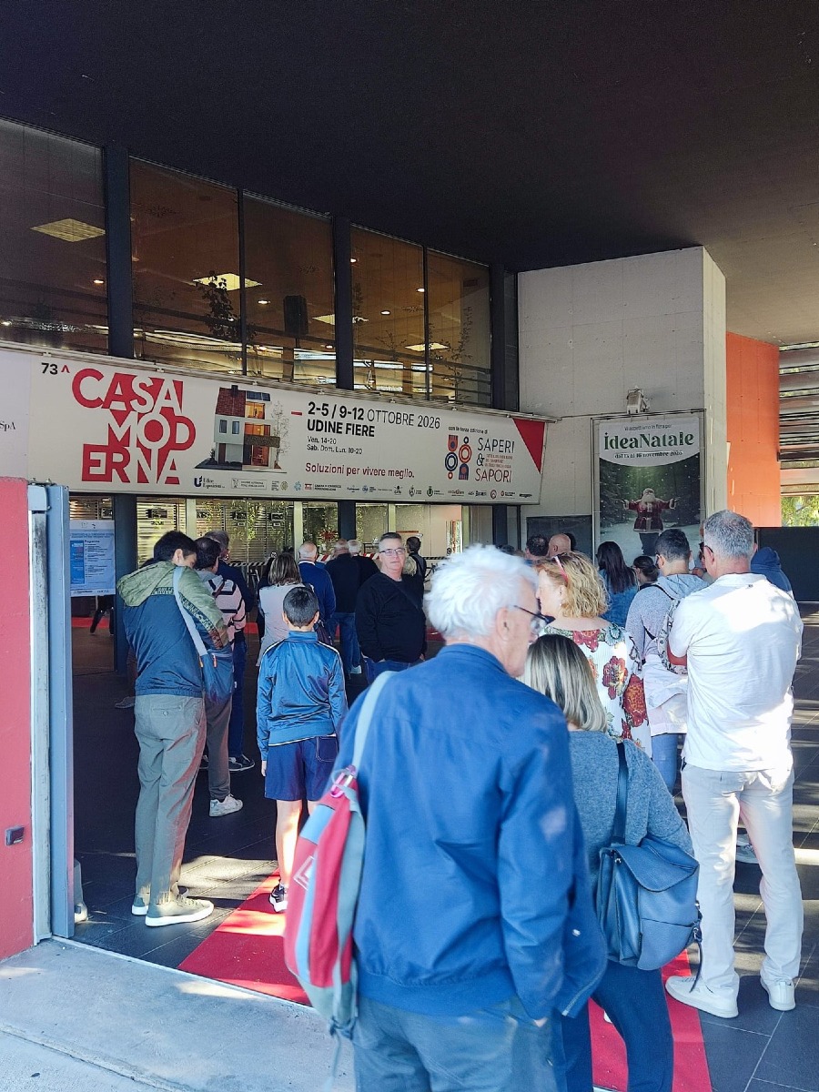 Casa Moderna, ultimo giorno del primo weekend a Udine Fiere: poi si riparte dal 9 ottobre