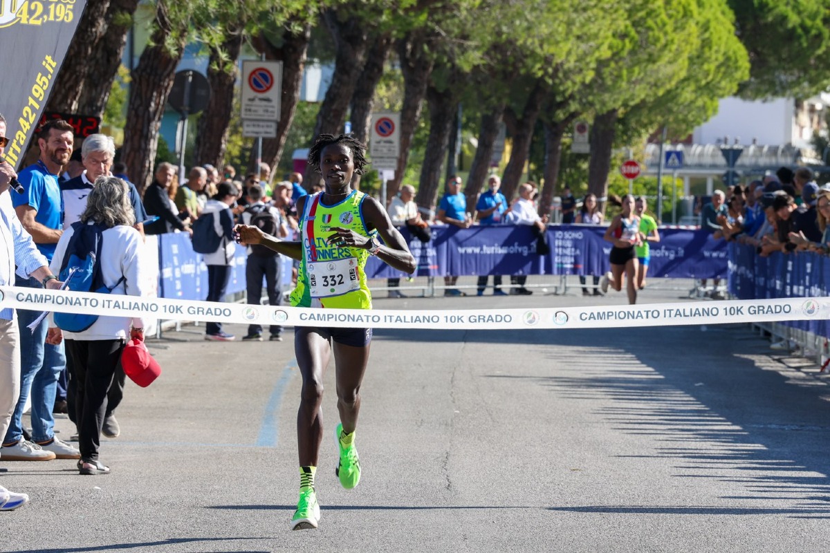 Tricolori 10 km a Grado, primi titoli assoluti per Maggi e Nimbona