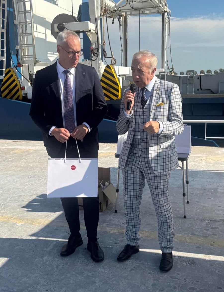 Porto Nogaro dà il nome a una nave mercantile: primo approdo della CL Nogaro a San Giorgio