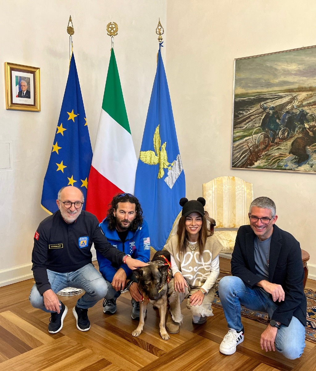 Marley a Trieste per Barcolana 58: primo cane cieco in Italia brevettato per il soccorso