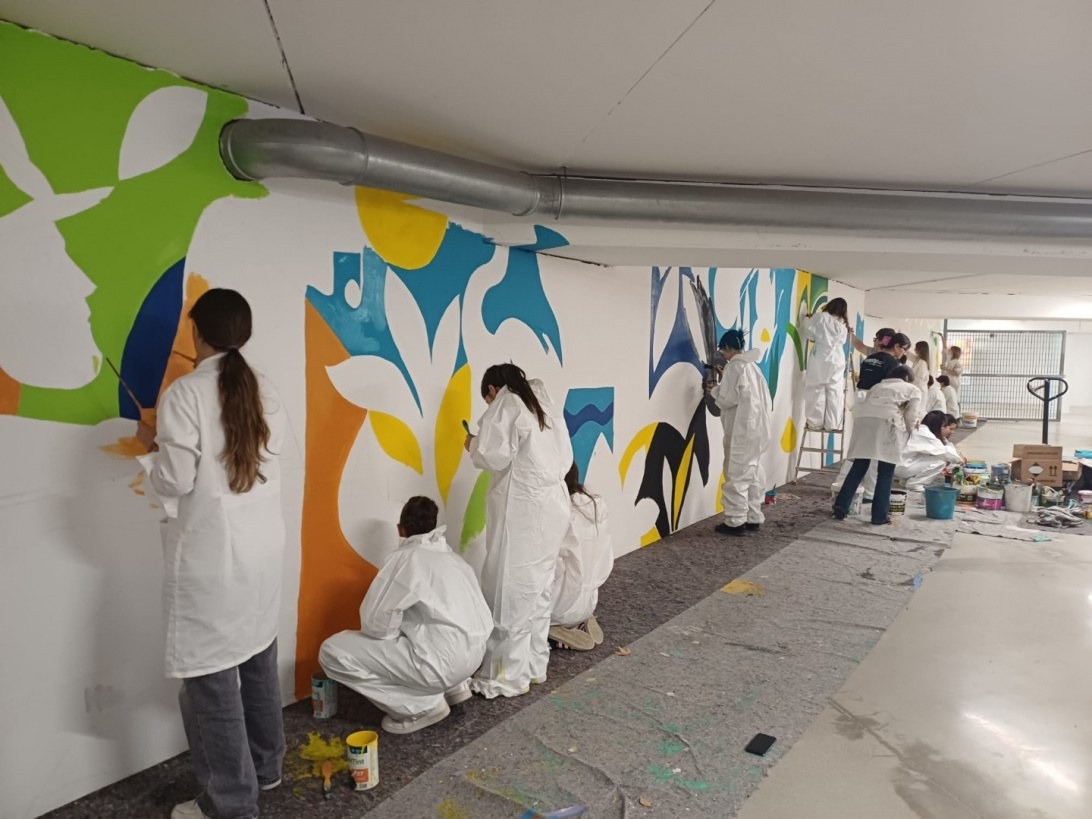 Monselice, il 17 ottobre inaugura “Switch”, murale degli studenti del Ferrari