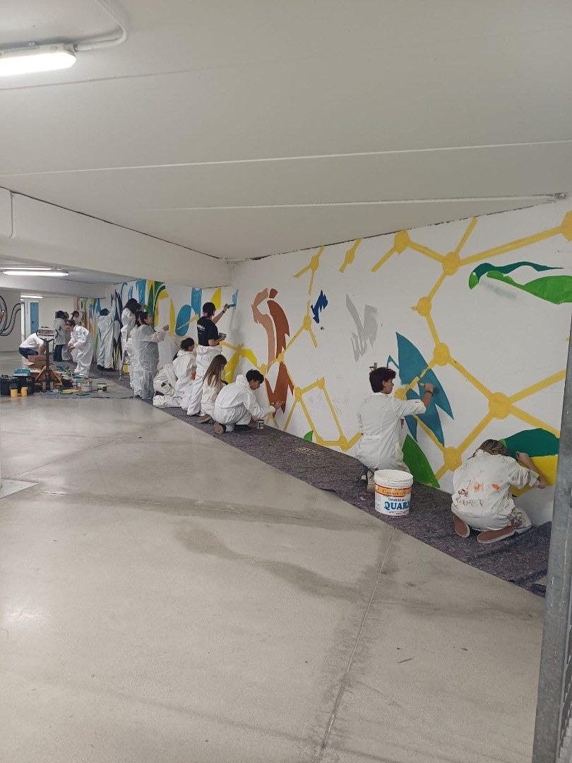 Monselice, il 17 ottobre inaugura “Switch”, murale degli studenti del Ferrari
