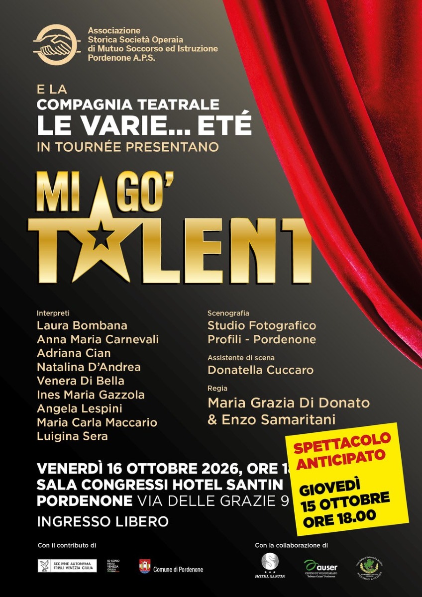 “Mi go’ Talent” torna tra Pordenone e Prata con le Ragazze del Primo Novecento