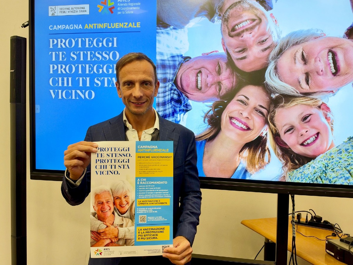 Influenza, in Friuli Venezia Giulia campagna vaccinale dal 14 ottobre per l’inverno